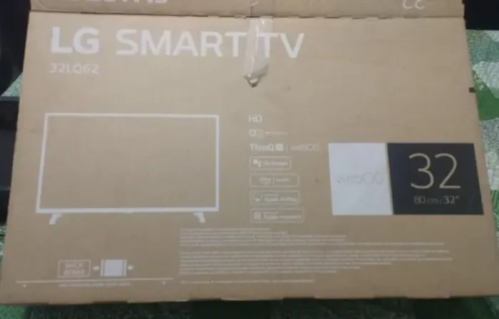 Smart TV LG 32" HD (Modelo 32LQ62) - Com NF e Garantia até 2028