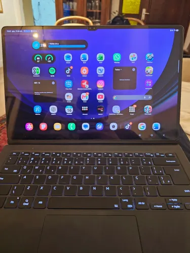 Tab s9 ultra 256gb + capa teclado