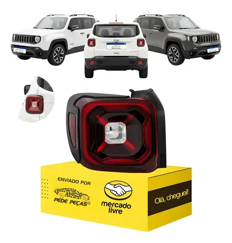 Lanterna Esquerda Jeep Renegade 2020 2021 C/led Esquerdo/motorista