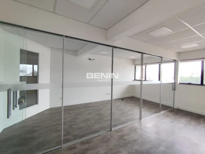 BENIN ALUGA. Sala comercial com divisória de vidro móvel. BENIN ALUGA. Sala comercial com 