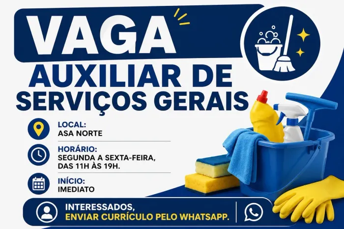 Auxiliar de serviços gerais 