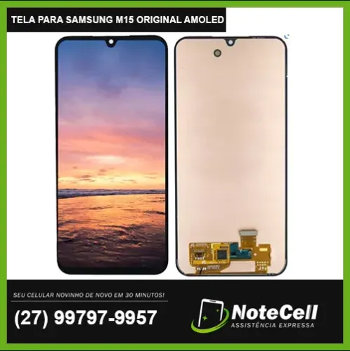 Tela/Display P/ SAMSUNG M15 ORIGINAL Amoled - Instalação em 30 min!