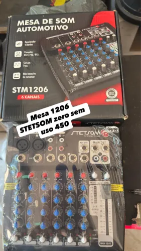 Mesa STETSOM 6 canais zero na promoção 
