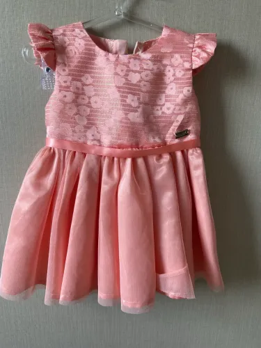 Vestido luxo novo 9 meses