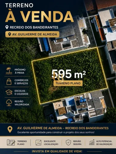 TERRENO RESIDENCIAL em Rio de Janeiro - Rio de Janeiro, Recreio dos Bandeirantes
