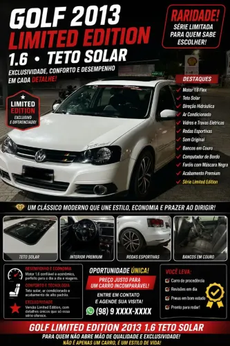 Volkswagen Golf Sportline 1.6 MI Total Flex 8V 4P 2013