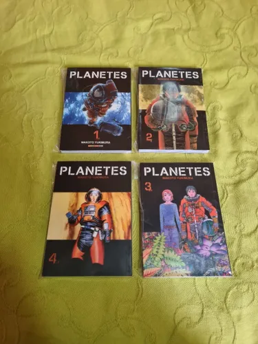 Coleção Completa Mangá Planetes (Panini) - Volumes 1 ao 4