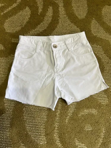 Shorts feminino branco Hering - tamanho 36