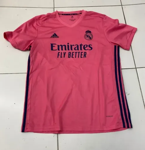 camisa de futebol real madri rosa 20/21 adidas tam g
