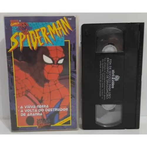 Fita VHS Spider-Man Divulgação Exclusivo Promo 1996 Abril Video
