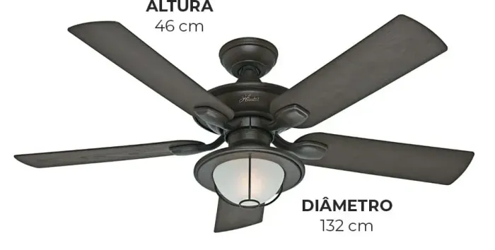 Ventilador de Teto Residencial Angra Hunter 