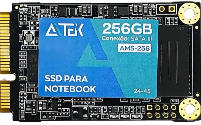 SSD Interno Aitek AMS-256 256GB SATA III 2.5'' Preto para Notebook