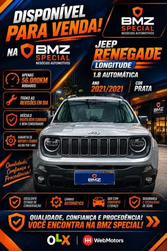 Jeep Renegade Longitude 1.8 4X2 Flex 16V Aut. 2021