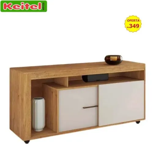 Rack P/ Tv Lugano Cor Mel / Off White