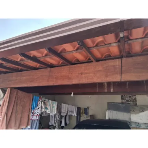 Telhado completo desmontado - 30m²