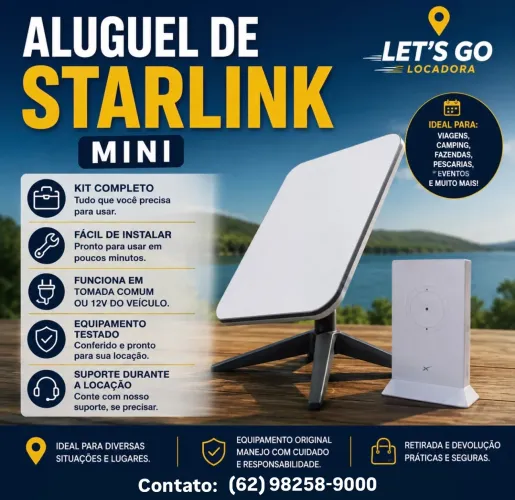 Starlink Mini para Locação