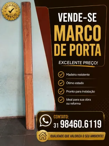 Marco de porta madeira