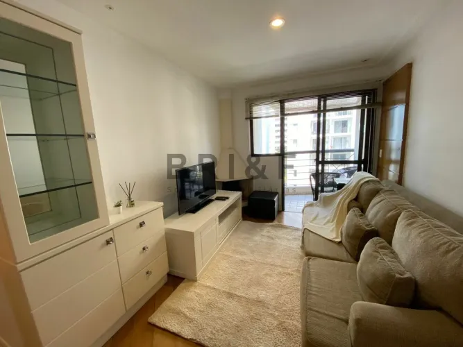Apartamento mobiliado para Locação - 75 m², dois dorm (1 suíte), 2 vagas - Brooklin, São P