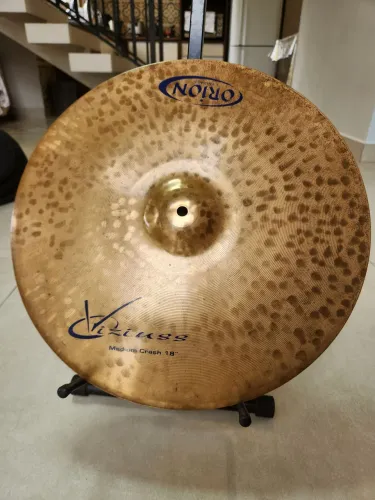 Prato Crash 18 Orion Viziuss (ñ zildjian sabian paiste meinl zeus octagon avatar arborea)