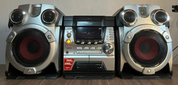 Mini System Aiwa Jax-pk77 6000Watts Leia Descrição Sony Philips 