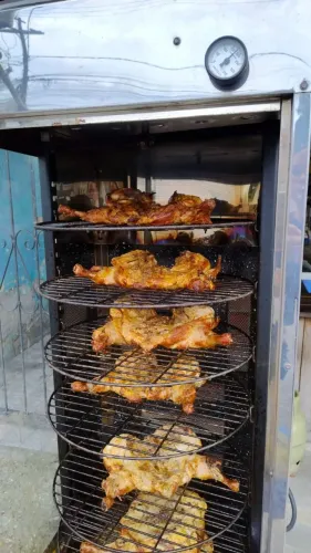 Maquina de assar frango