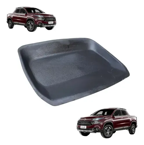 Tapete Porta Obejtos Fiat Toro 1.8 Fredoon 2015 A 2020 Preto