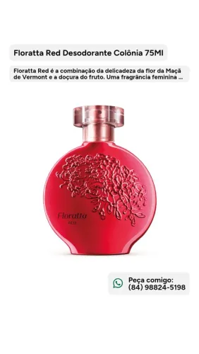 Perfume florata red lacrado