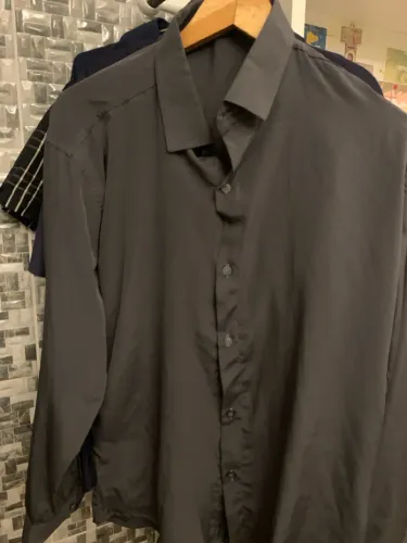 Camisa social cinza