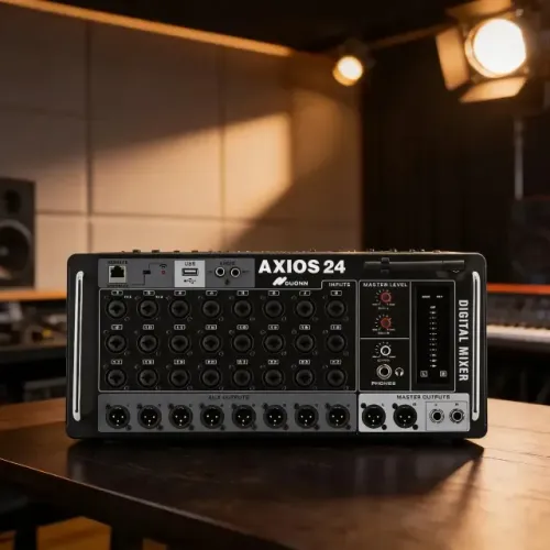 Mesa Mixer Digital De Rack Duonn - Axios 24 Canais, 8 Aux.