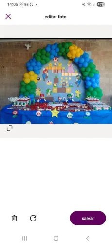Decoração Mario Bros