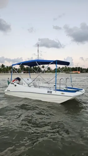 BARCO LANCHA SPORT FISH FIBRASMAR 14 PÉS 2013 (SUPER CONSERVADA)