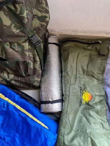 Mochila camping treino trilha verde militar