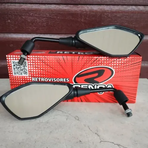 Retrovisor Esportivo Z400 para Moto Par Preto