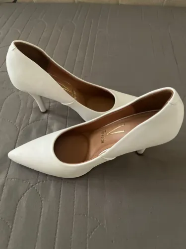 scarpin vizzano branco novo