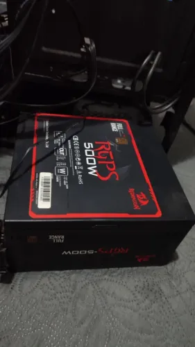 Fonte 500w Redragon RGPS, 80 Plus bronze, PFC Ativo
