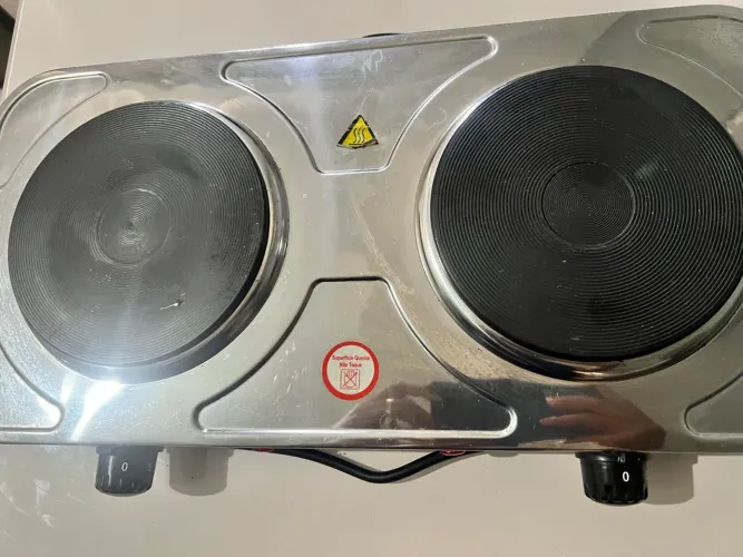 Fogão Elétrico De Mesa 2 Pratos 2000w 220v Fm-02 Agratto