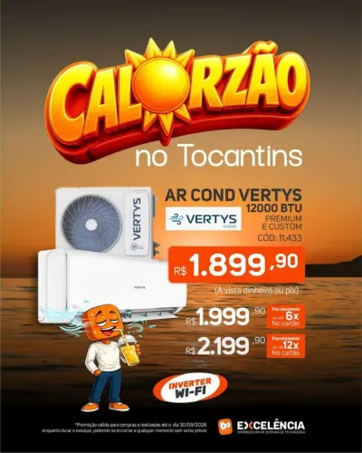Ar-Condicionado Vertys Inverter 12.000 BTU Wi-Fi - Premium e Econômico
