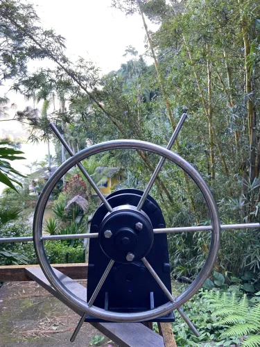 Timão inox + Máquina de Leme  