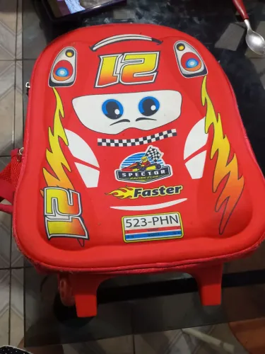 Mochila escolar Relâmpago McQueen 