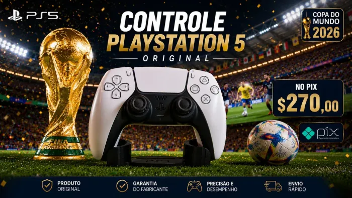 Controle de PlayStation 5 Original [Nova Cidade]