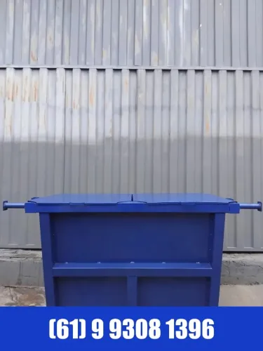 Container Lixeira 1200L industrial - solucao definitiva