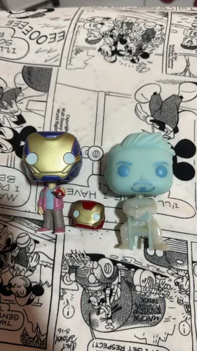 Funko Pop Morgan Stark & Tony Stark 2-Pack Glow in the Dark | Sem Caixa