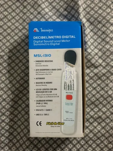 Minipa MSL-1310 ? decibelímetro digital