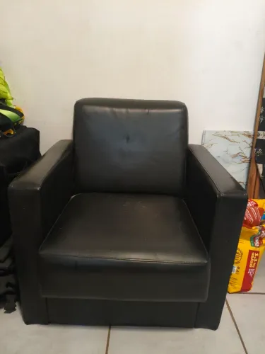 Poltrona courino Preto