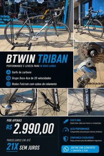  SPEED BTWIN TRIBAN 540 GRUPO DURAACE 20V GARFO DE CARBONO. 
