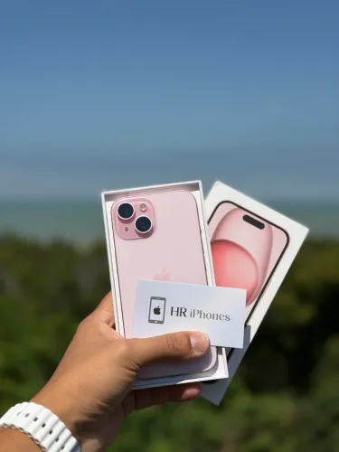 iPhone 15 128gb Rosa - seminovo