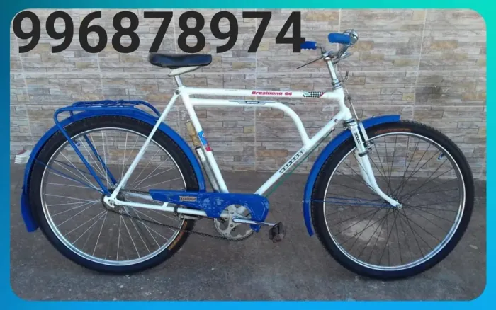 Bicicleta antiga Brasiliana 1964. Aceito acordeon no negócio.Leia o anúncio abaixo 