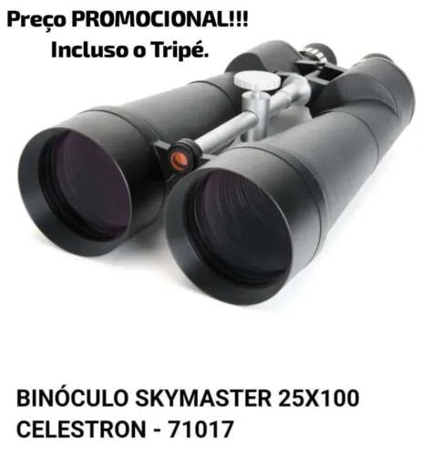 Binóculos CELESTRON SkyMaster 25x100 à prova d'água Multirrevestido - 71017.(NOVO +Tripé)