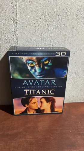 Box Avatar e Titanic Blu Ray 3D