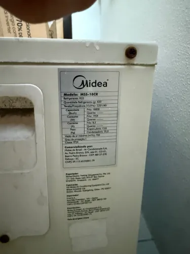 Ar condicionado Midea 18.000 BTUs